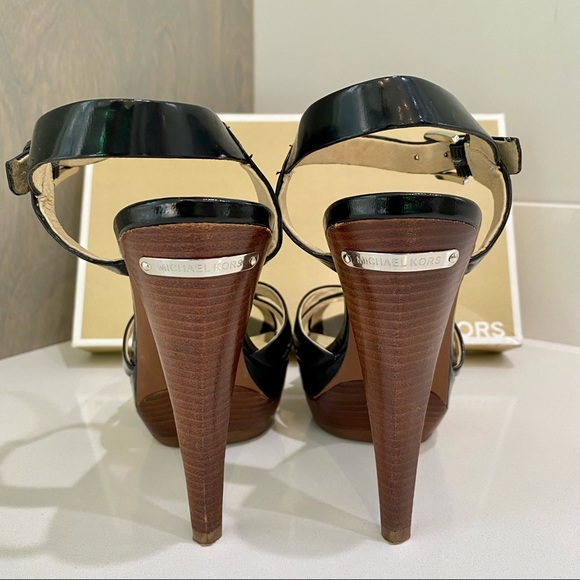 Michael Kors Black Platform Heels - Picture 3 of 8